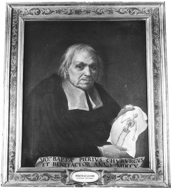 ritratto di Giovanni Battista Pieri (dipinto, opera isolata) - ambito romano (sec. XVIII)