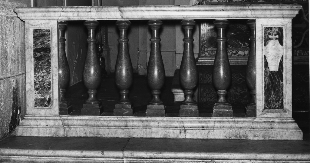 balaustrata di cappella - ambito romano (prima metà sec. XIX)