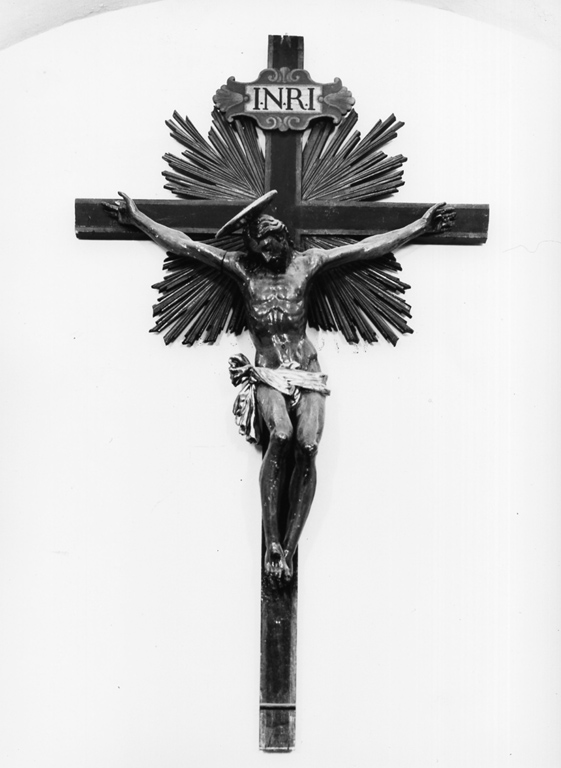 Cristo crocifisso (scultura) - ambito laziale (fine sec. XVII)