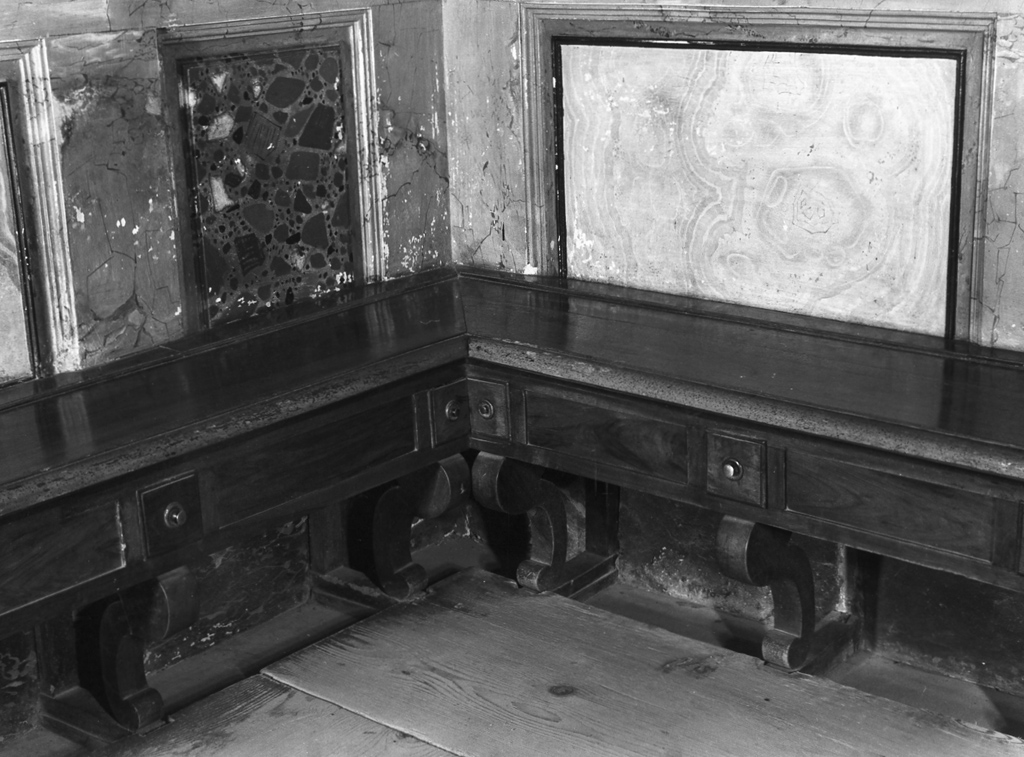 panca - ambito laziale (sec. XVII)