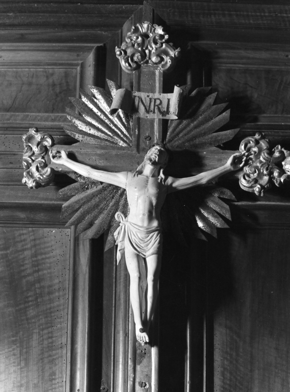 Cristo crocifisso (scultura) - ambito laziale (sec. XVIII, sec. XIX)