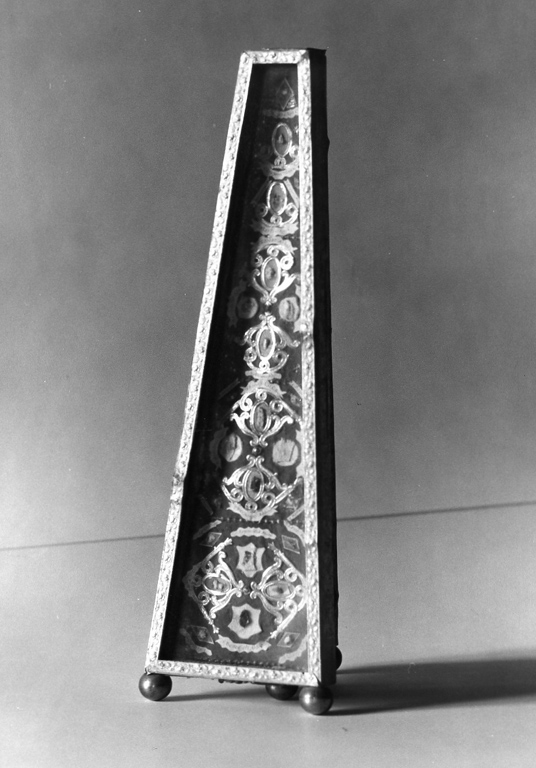 reliquiario - ambito laziale (fine sec. XIX)