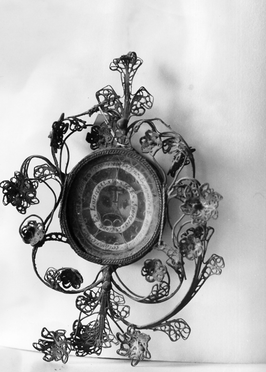 reliquiario - ambito laziale (sec. XIX)