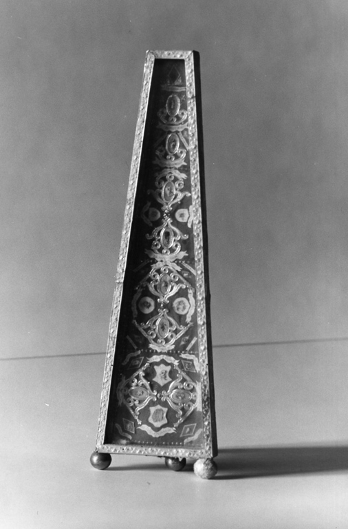 reliquiario - ambito laziale (fine sec. XIX)