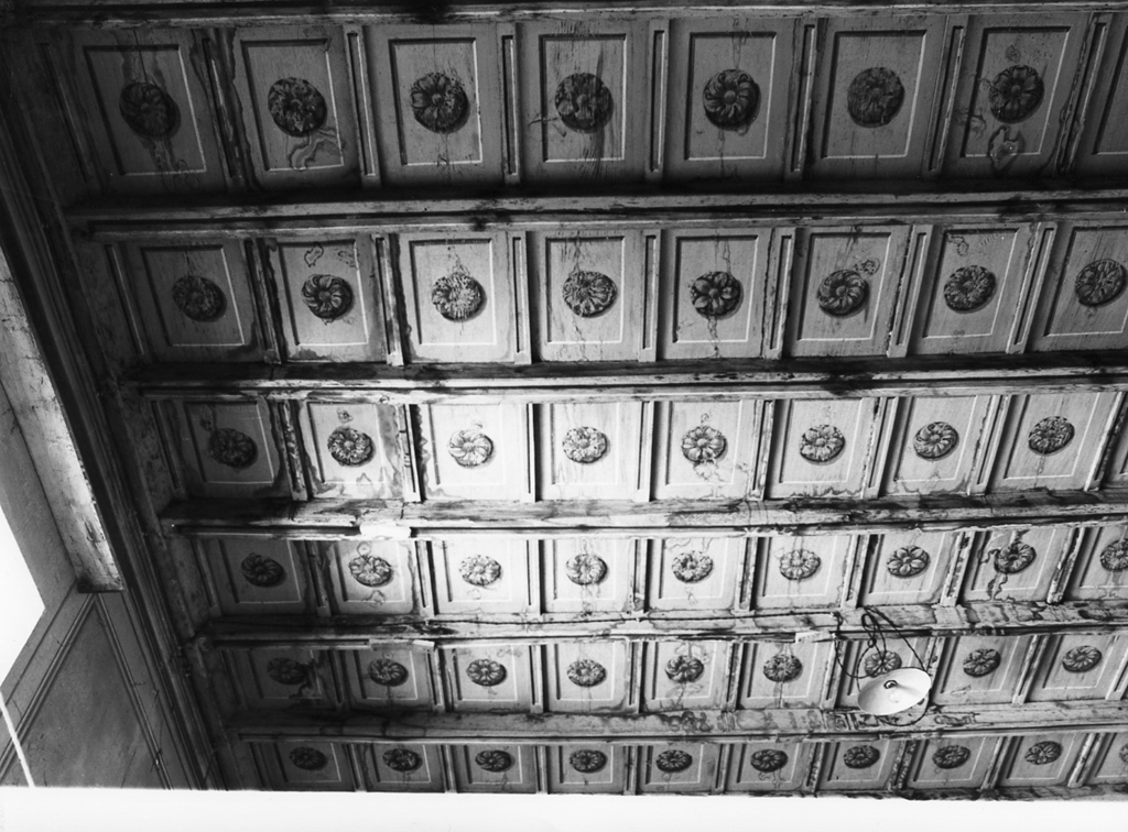 soffitto a cassettoni - ambito laziale (sec. XVIII)