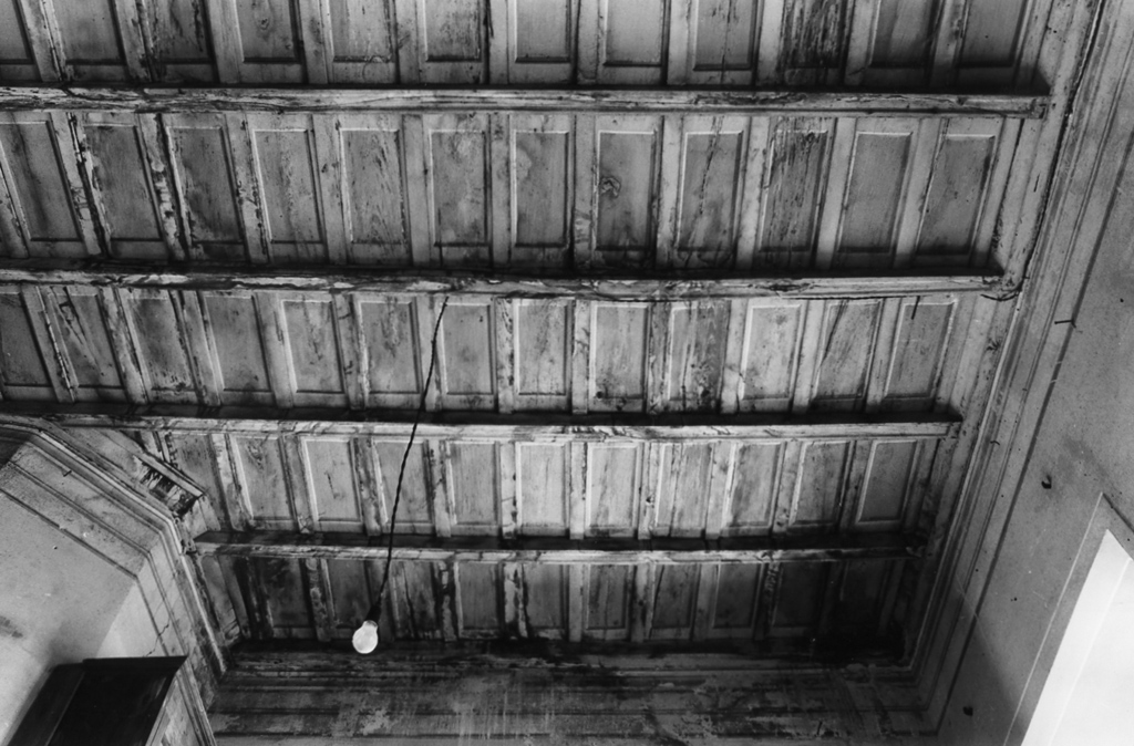 soffitto a cassettoni - ambito laziale (sec. XVIII)