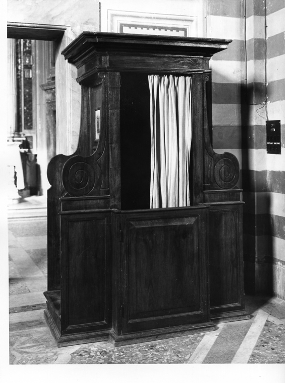 confessionale, serie - ambito laziale (sec. XIX)