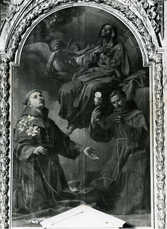 San Ludovico d'Angiò e San Pasquale Baylon (dipinto) - ambito laziale (prima metà sec. XIX)