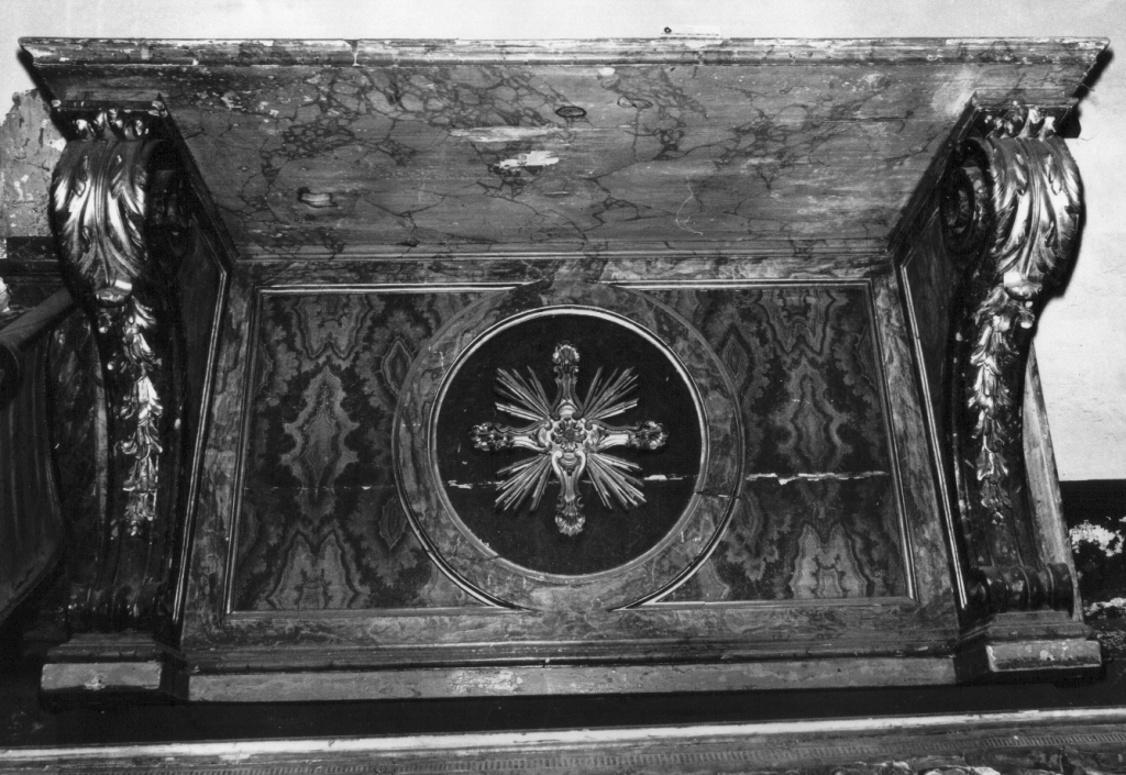 altare - a mensa - ambito romano (sec. XVIII)