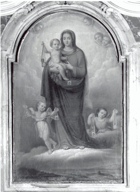 Madonna del Carmelo (dipinto) - ambito romano (inizio sec. XIX)