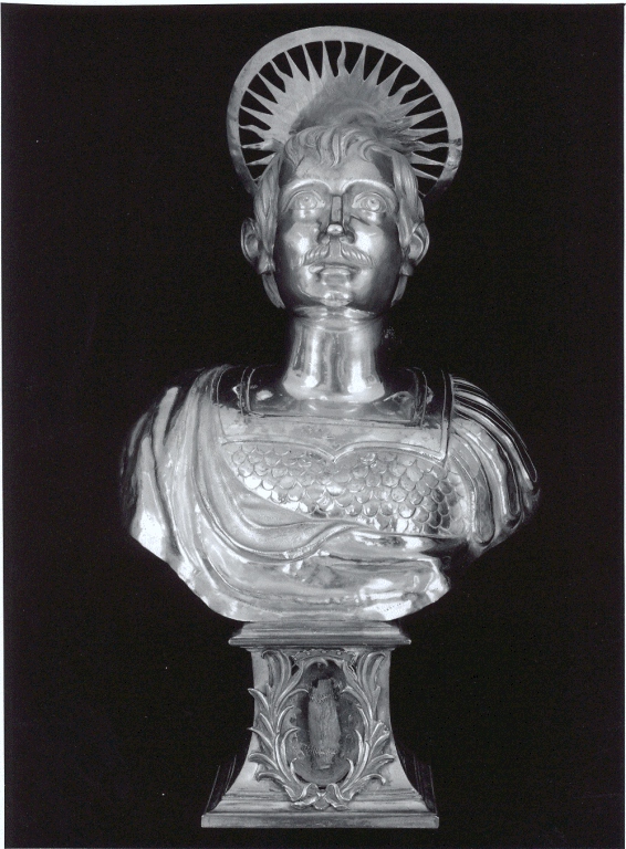 San Sebastiano (?) (reliquiario - a busto) - ambito romano (inizio sec. XIX)