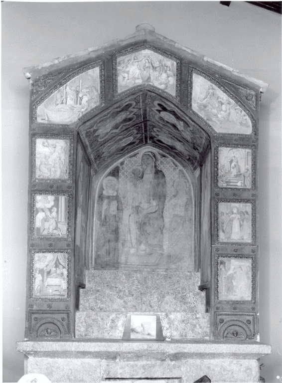storie della vita di Maria Vergine e di San Giuseppe (decorazione plastico-pittorica, ciclo) - ambito laziale (sec. XVII)
