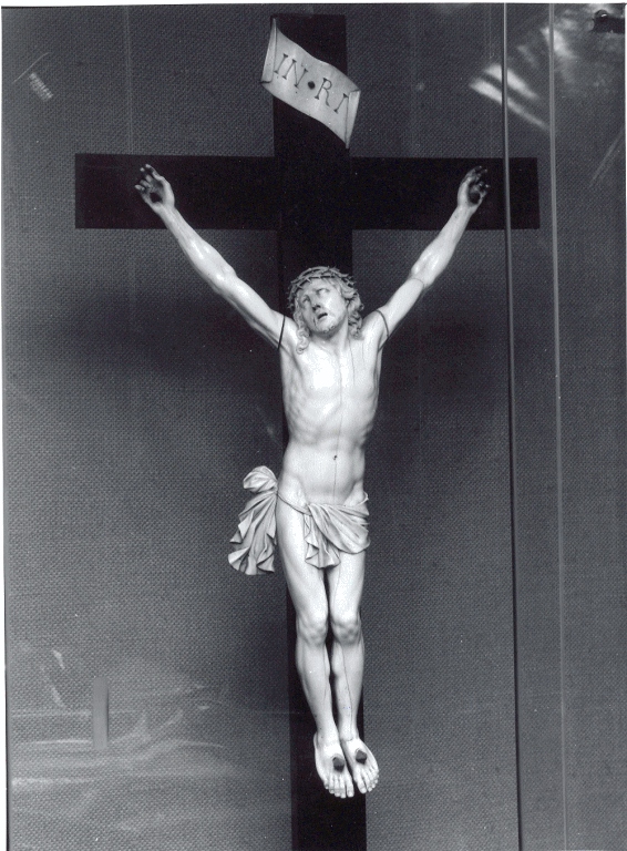 Cristo crocifisso dolente (crocifisso) - ambito Italia settentrionale (prima metà sec. XVII)
