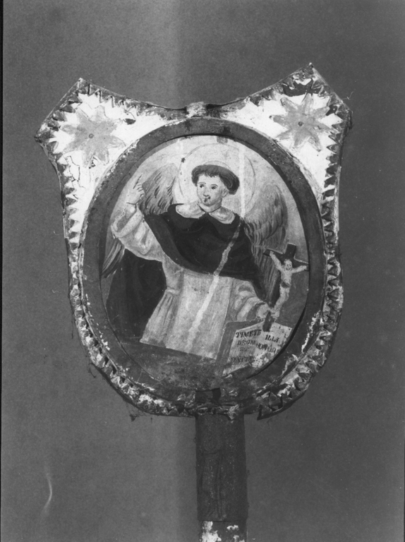 Angelo in veste domenicana (dipinto, serie) - ambito laziale (prima metà sec. XIX, sec. XX)