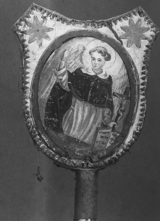 Angelo in veste domenicana (dipinto, serie) - ambito laziale (sec. XIX)