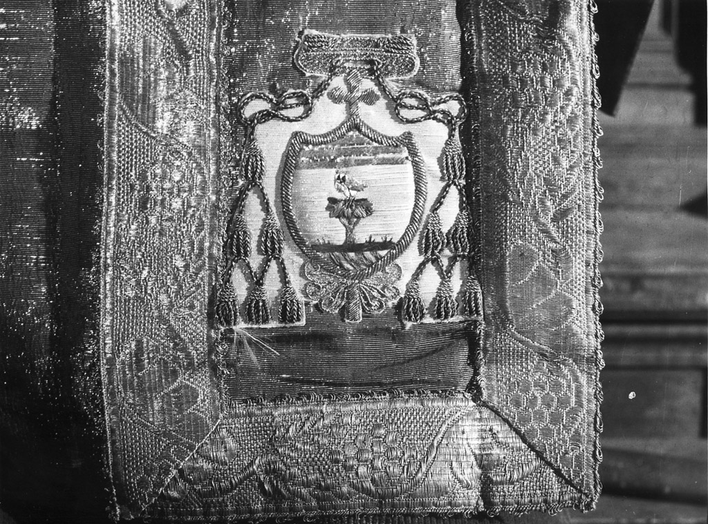 copertura del faldistorio - manifattura romana (prima metà sec. XIX)