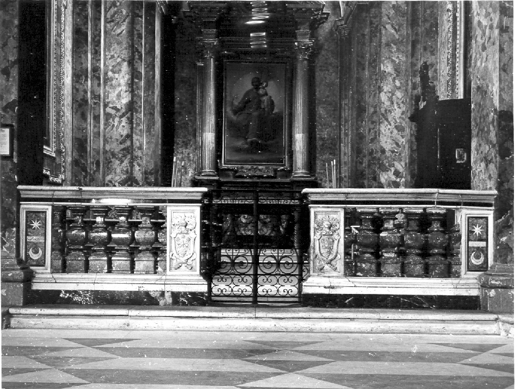 balaustrata - ambito laziale (sec. XVII)