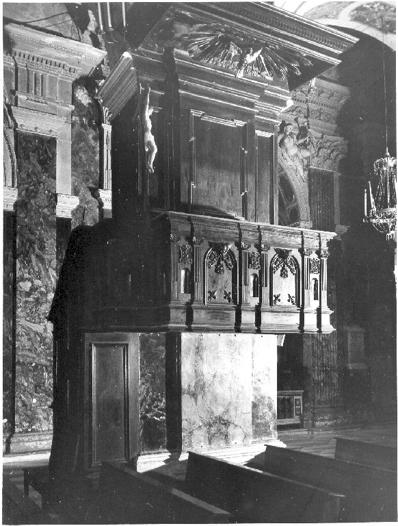 pulpito - ambito laziale (sec. XVII)