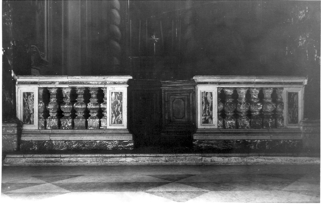 balaustrata - ambito laziale (sec. XVIII)