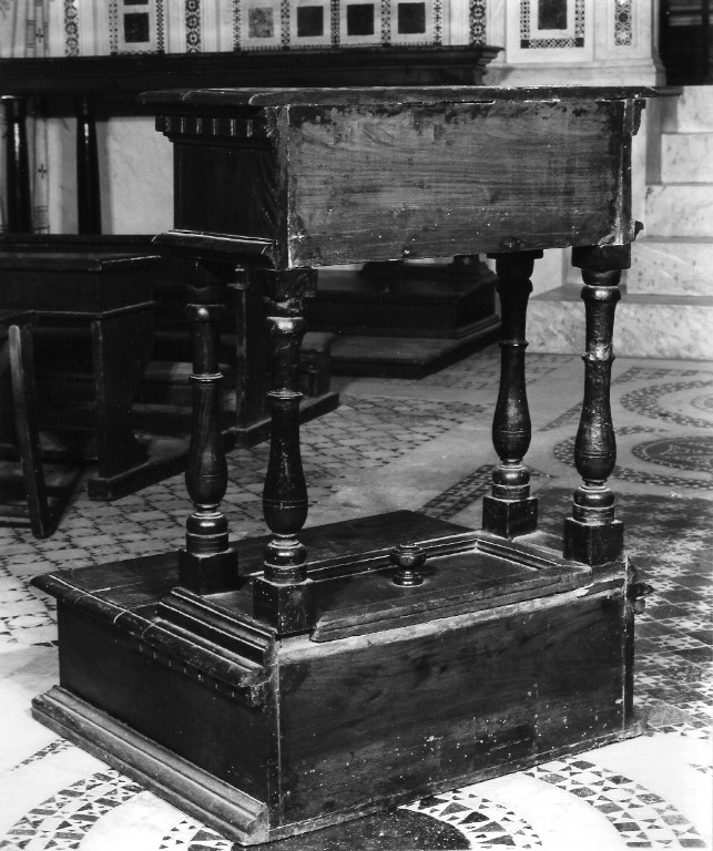 inginocchiatoio - ambito laziale (sec. XIX)