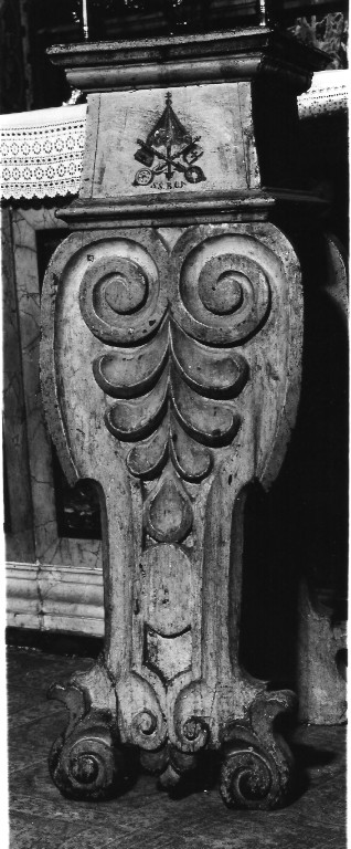 panchetto per altare, coppia - ambito laziale (sec. XVIII)