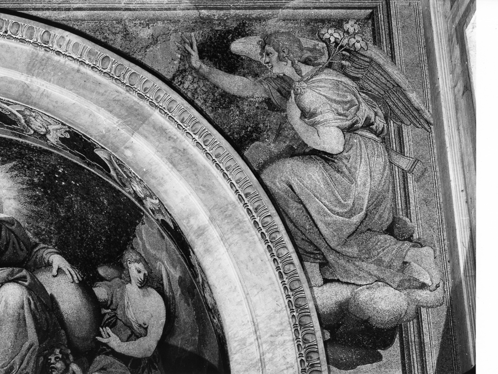 Annunciazione (decorazione musiva, complesso decorativo) di Cesari Giuseppe detto Cavalier d'Arpino (attribuito), Zucchi Francesco (attribuito) (sec. XVII)