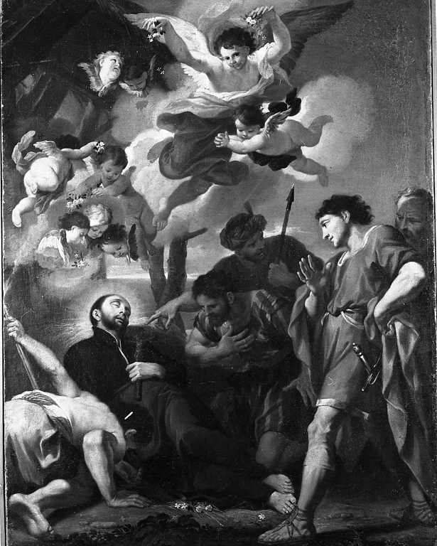 morte di San Francesco Saverio (dipinto) di Garzi Luigi (fine/inizio secc. XVII/ XVIII)