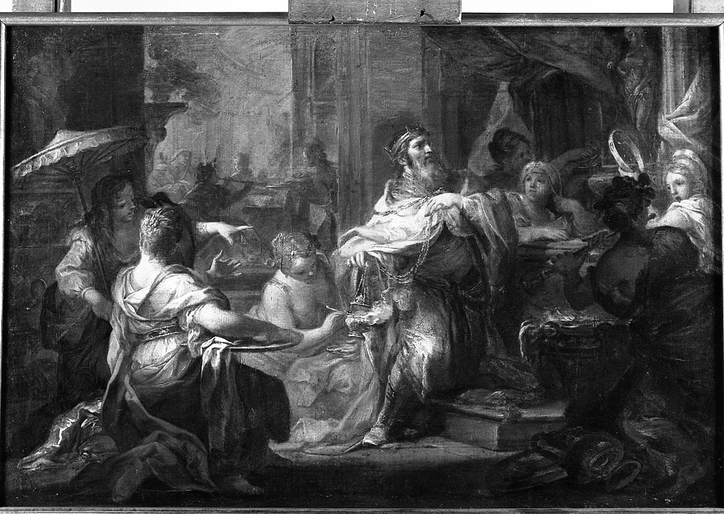 sacrificio (dipinto) di Conca Sebastiano (sec. XVIII)