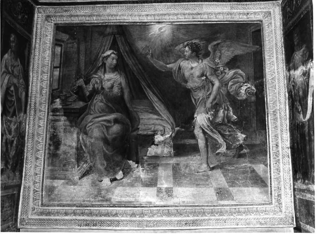 Annunciazione (dipinto, complesso decorativo) di Siciolante Girolamo (e aiuti) (sec. XVI)