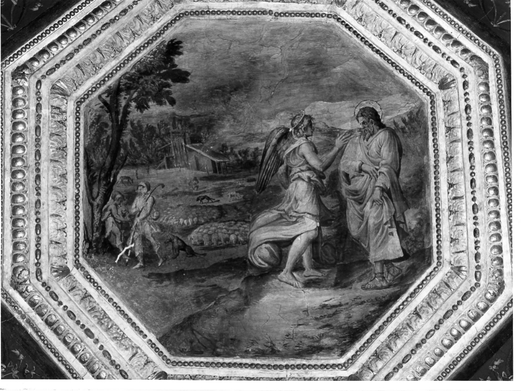 annuncio a San Gioacchino (dipinto) di Siciolante Girolamo (e aiuti) (sec. XVI)