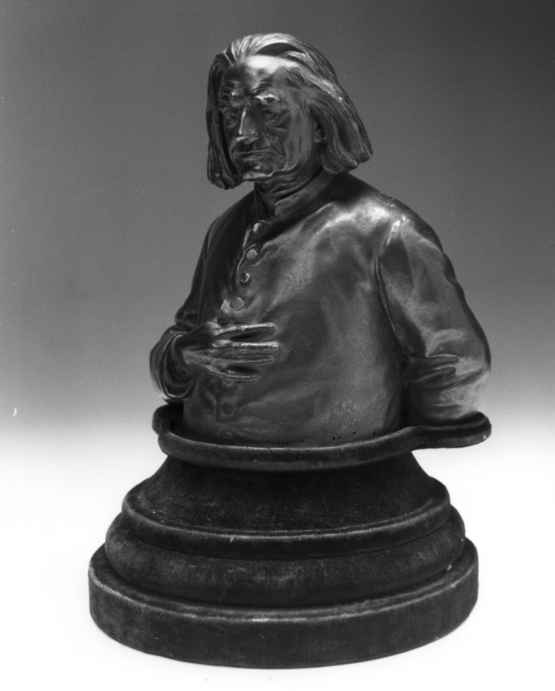 Ritratto di Franz Liszt (busto) di Ezekiel Moses Jacob (sec. XIX)