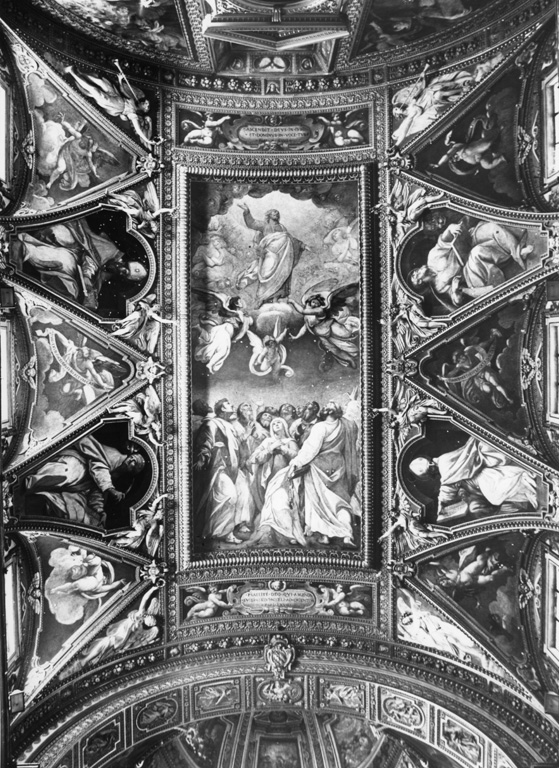 decorazione plastico-pittorica, complesso decorativo di Casolani Cristoforo (attribuito), Buonvicino Ambrogio (attribuito) (sec. XVII)