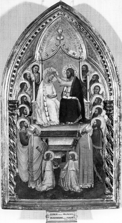 incoronazione di Maria Vergine tra santi e profeti (dipinto) di Andrea di Cione detto Orcagna (metà sec. XIV)