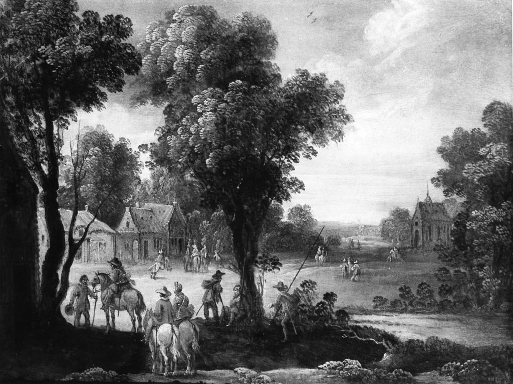 paesaggio (dipinto) - ambito olandese (prima metà sec. XVII)