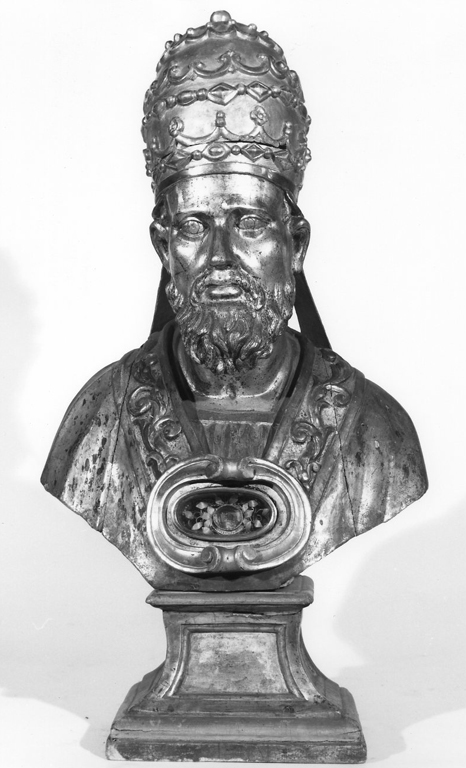 San Gregorio Magno (reliquiario - a busto) - ambito romano (sec. XVIII)