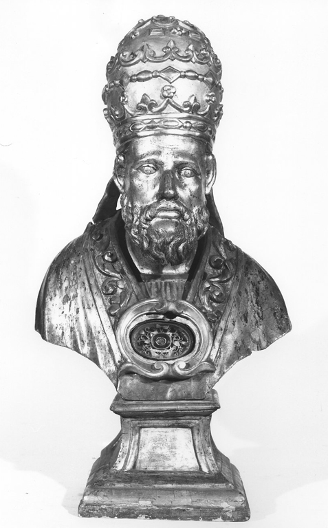 San Silvestro (reliquiario - a busto) - ambito romano (sec. XVIII)