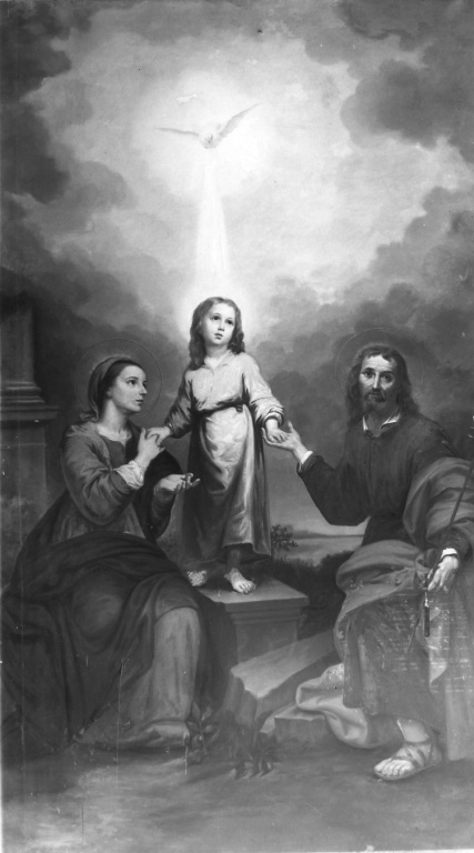 Sacra Famiglia (dipinto) - ambito romano (seconda metà sec. XIX)