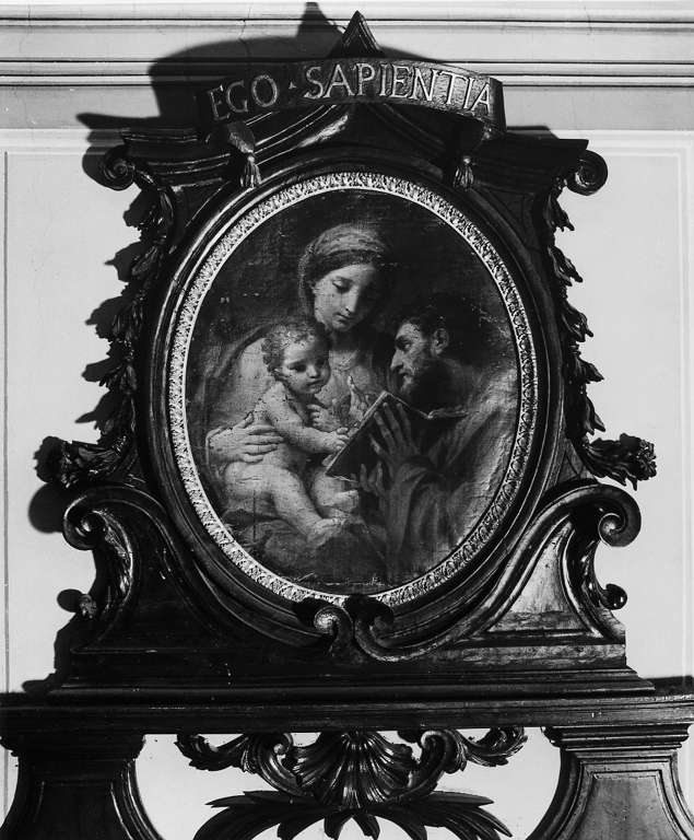 Sacra Famiglia (dipinto) di Mancini Francesco (sec. XVIII)