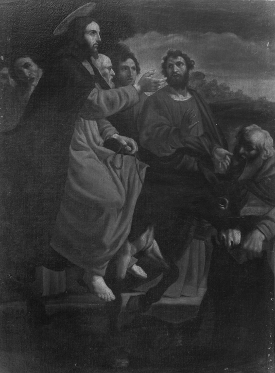 Entrata di Cristo a Gerusalemme (dipinto) - ambito romano (sec. XVII)