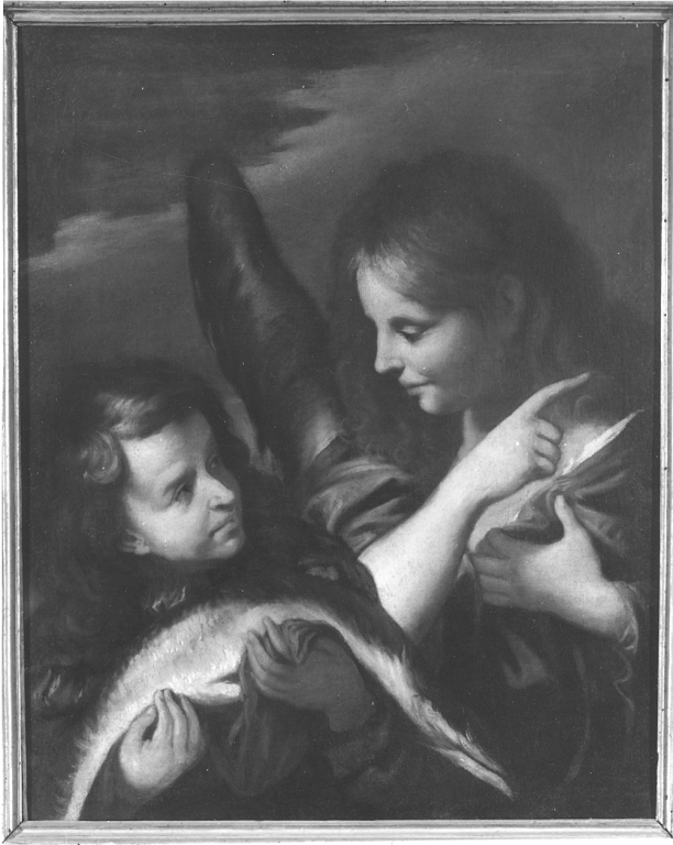 Tobiolo e l'angelo (dipinto) di Barbieri Giovan Francesco detto Guercino (secondo quarto sec. XVII)