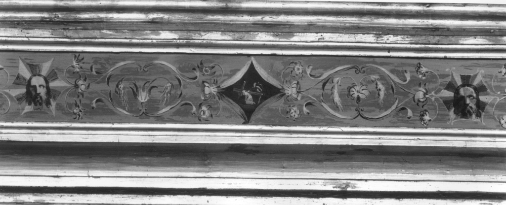 trasporto della sacra croce (soffitto a cassettoni, complesso decorativo) - ambito romano (sec. XVI)