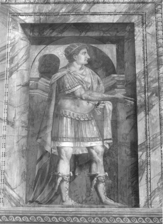 Augusto (dipinto, complesso decorativo) - ambito romano (sec. XVI)