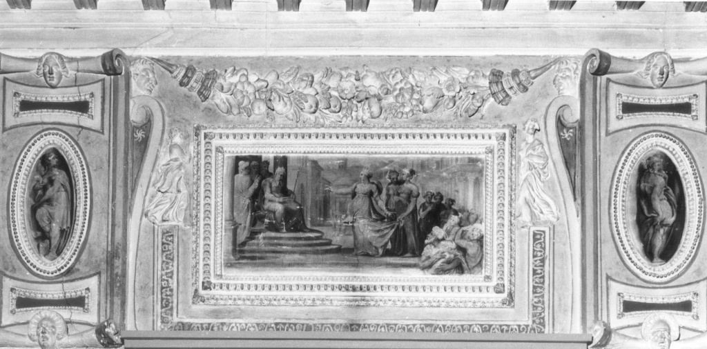 Salomone e la regina di Saba (dipinto) di Ponsio Jacquio (sec. XVI)