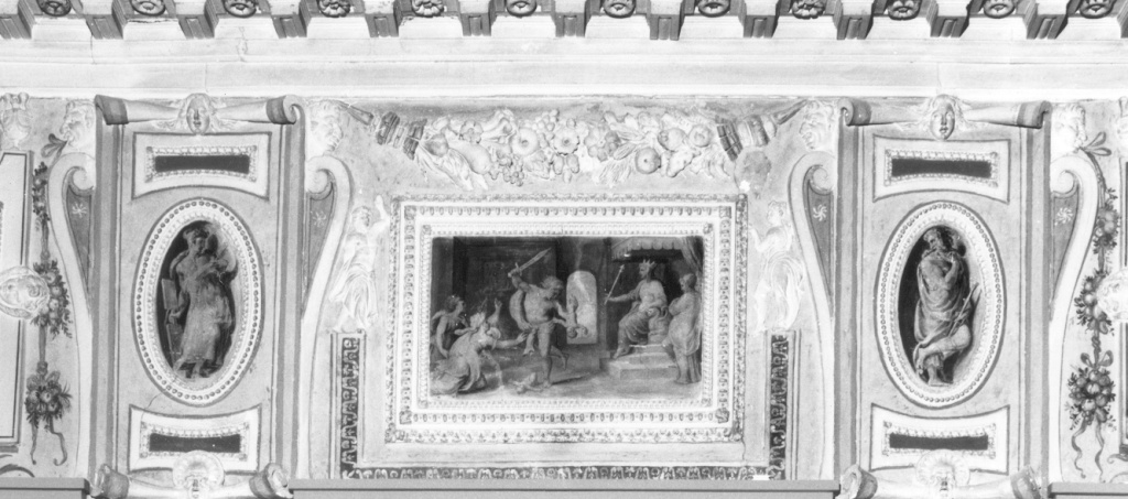 il giudizio di Salomone (dipinto) di Ponsio Jacquio (sec. XVI)