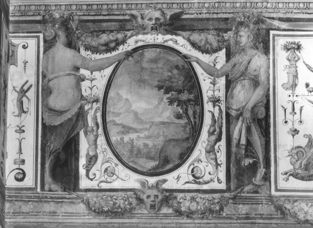 scene di paesaggio (dipinto) di Marchetti Marco detto Marco da Faenza (sec. XVI)