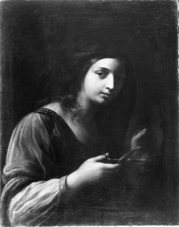 La Parca Atropo (dipinto) di Reni Guido (maniera) (sec. XVII)