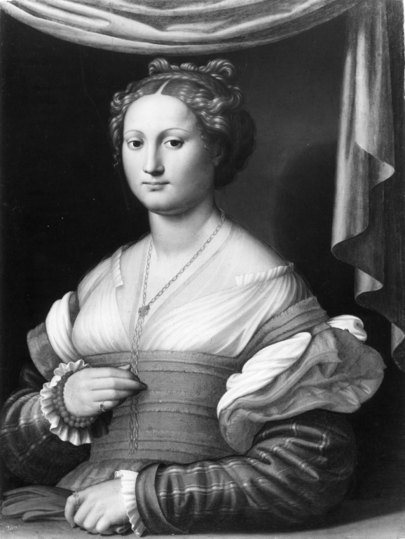 Ritratto di donna (dipinto) di Francucci Innocenzo detto Innocenzo da Imola (sec. XVI)