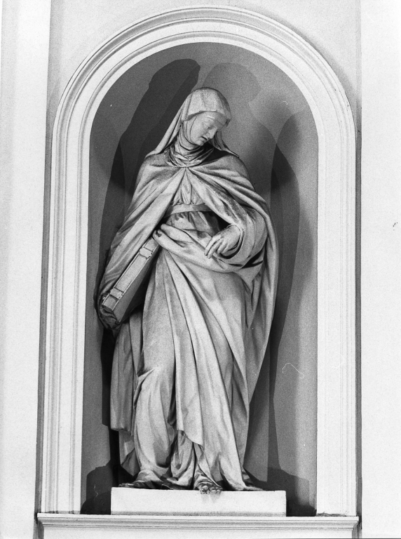 S. Monica (statua) di Mariani Camillo (sec. XVII)
