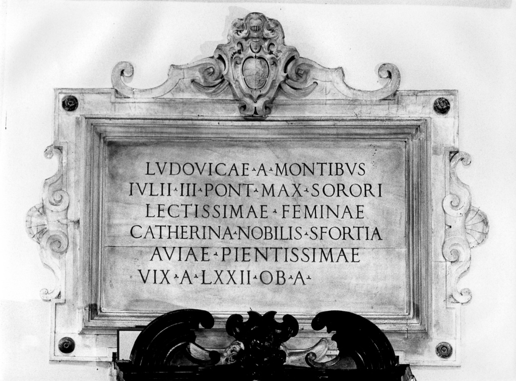 lapide di Mariani Camillo - ambito romano (inizio sec. XVII)