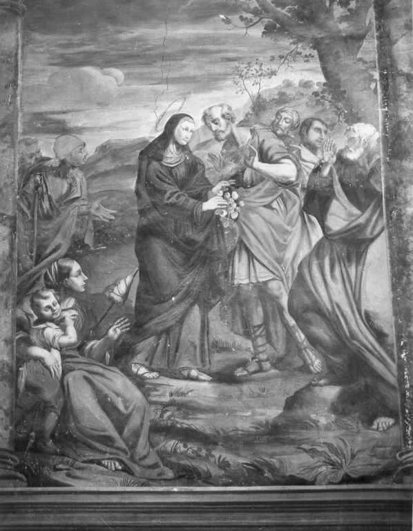 Storia della vita di Santa Rosa da Viterbo (dipinto) - ambito romano (secondo quarto sec. XVII)